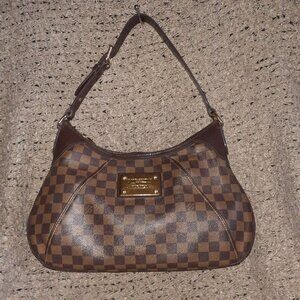 LOUIS VUITTON-Tate GM-Damier Ebene Shoulder Bag-Hobo-Dustbag/Receipt-Authentic